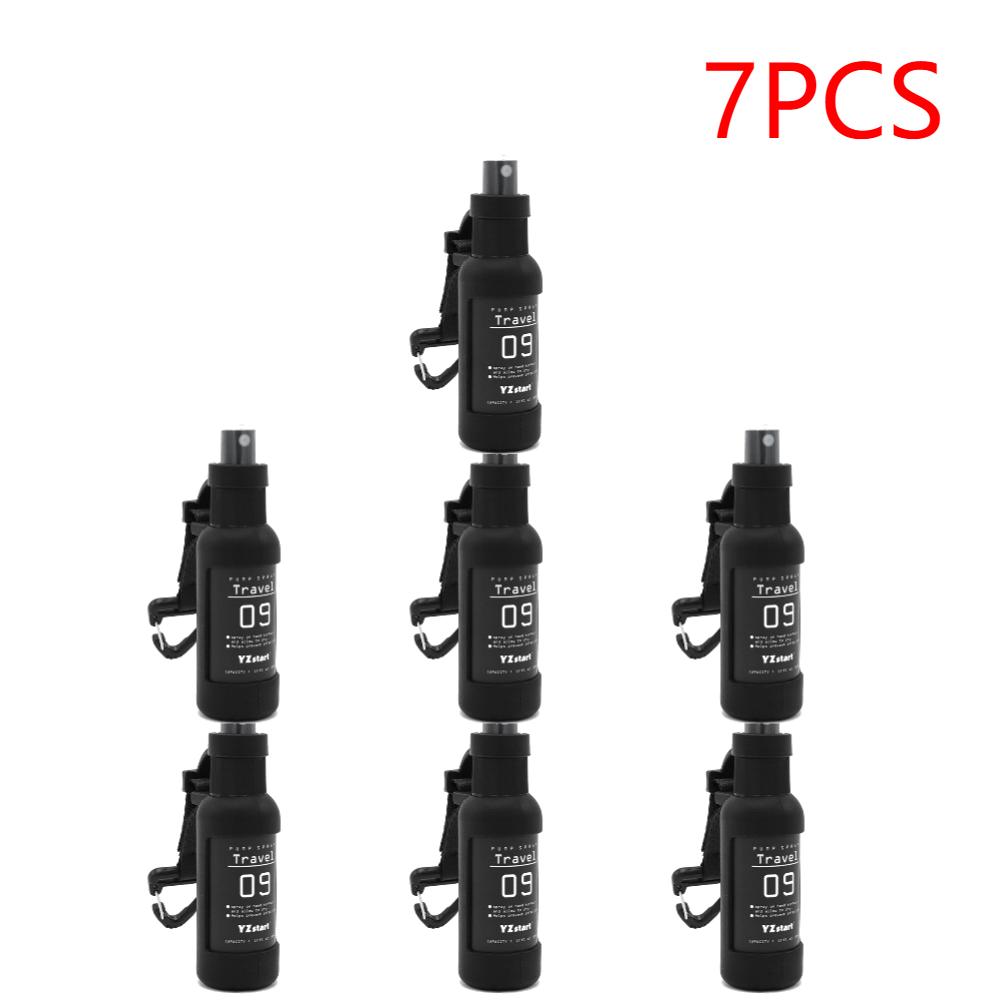 50ml Refillable Spray Bottle Travel Bottle Leak Proof Mini Fine Mist Spray Bottles with Tactical Hook Strap for Outdoor Camping
