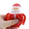 3 Stück Quetschspielzeug Weihnachten Weihnachtsmann/Schneemann Puppe Neuheit Popup TPR Fidgets Quetschbares Spielzeug Kinder Büro Schreibtisch Neuheit Spielzeug