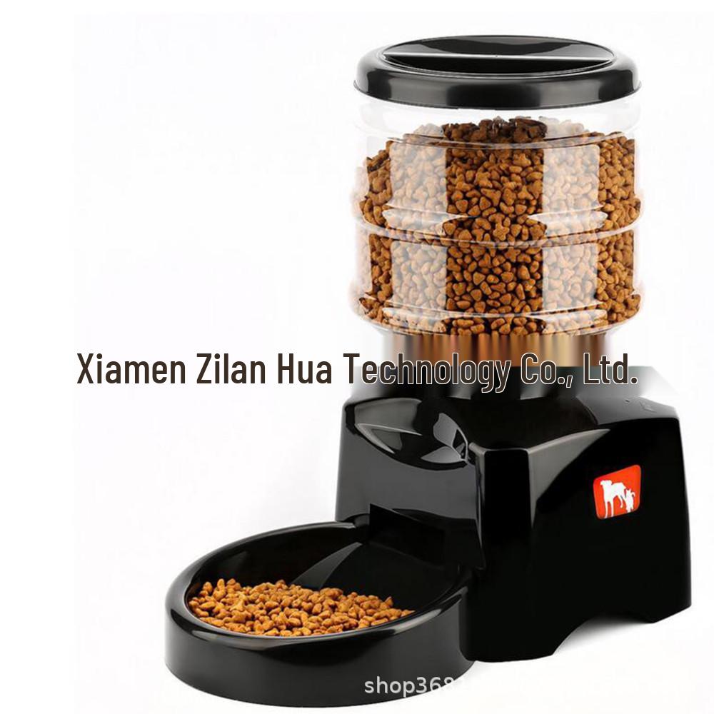 

Smart Pet Feeder: Automatic Cat & Dog Food Bowl with Timed Dispenser & Storage Bucket 41 x 23 x 25 cm чёрный