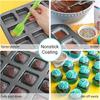 Mini moule à pain carré 12 cavités Moule à muffins carré Outils de pâtisserie maison