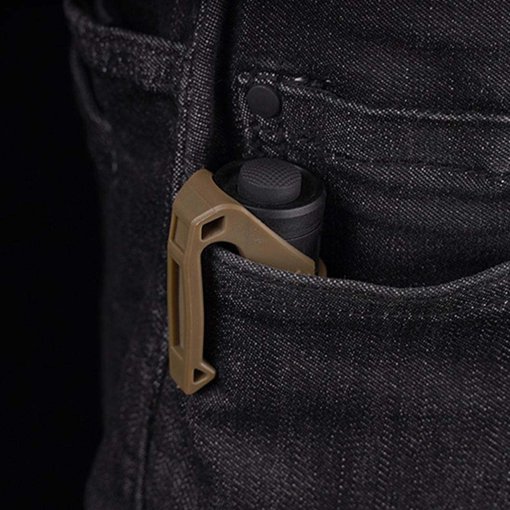 Tactical Flashlight Holder Multifunction Flashlight Pocket Clip Portable Flashlight Clip Tactical Equipment Accessories
