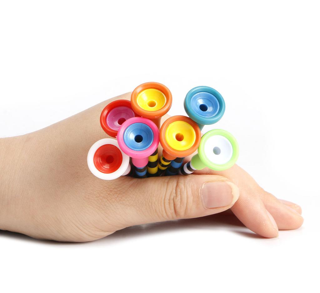 PVC Golf-Tee Kunststoff-Golfball-Basis 70/83mm Weiche Silikonhülle Kappe Mehrfarbig Trainingshilfen Sportzubehör