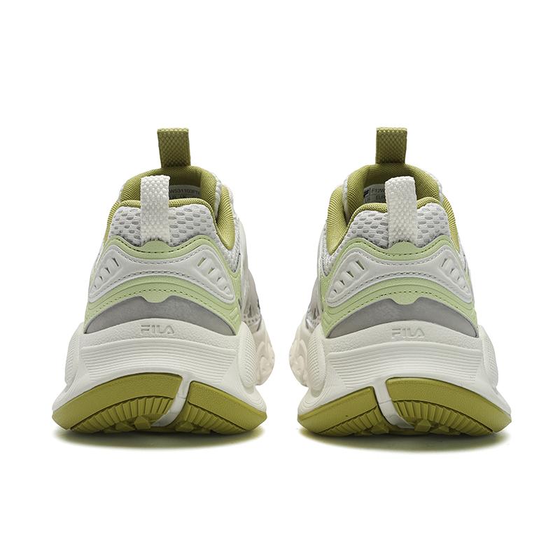 New FILA TRUFFLE 2.0 Mushroom Shoes Abrasion Resistant Breathable Coverage Low top Casual Shoes Women's White Brown F12W531103FTP