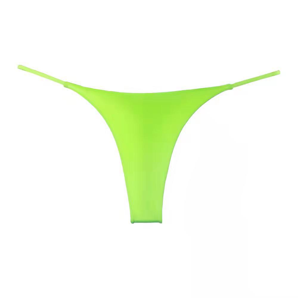 Yeni Çift Katmanlı Pamuklu Düşük Bel String - Kadınlar için Seksi T-Sırt Spor Bikini İç Çamaşırı