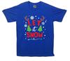Let It Snow Weihnachtsdruck T-Shirt