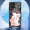 Case for Samsung Galaxy S26 S21 S24 Plus S23 FE S25 Ultra S20 FE Note 20 Ultra 10+ S22 Funda Back Phone Cover Cartoon Rabbit
