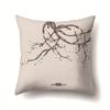 Geometric Branch Sofa Pillowcase Single-sided Office Cushion Cover Living Room Pillowcase Cycling Waist Pillowcase