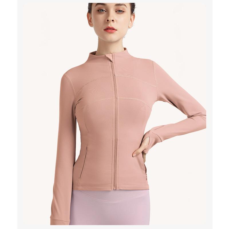 Women's Spring and Autumn Slim Sports Long Sleeve Casual Yoga Top