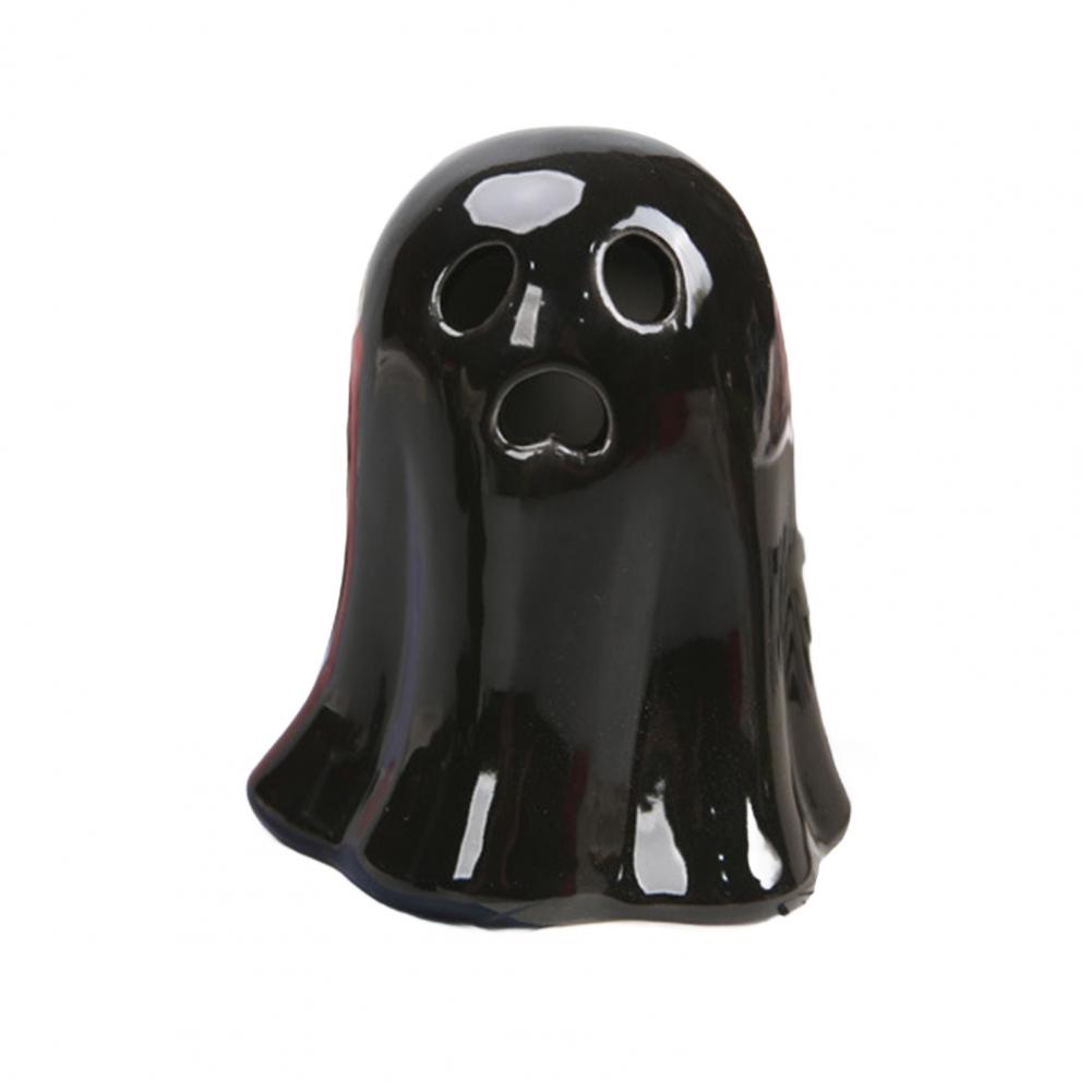 Led Ghost Lights Ceramic Ghost Decorations Ceramic Ghost Led Light Up Decor Small White Figurine Halloween Ornaments