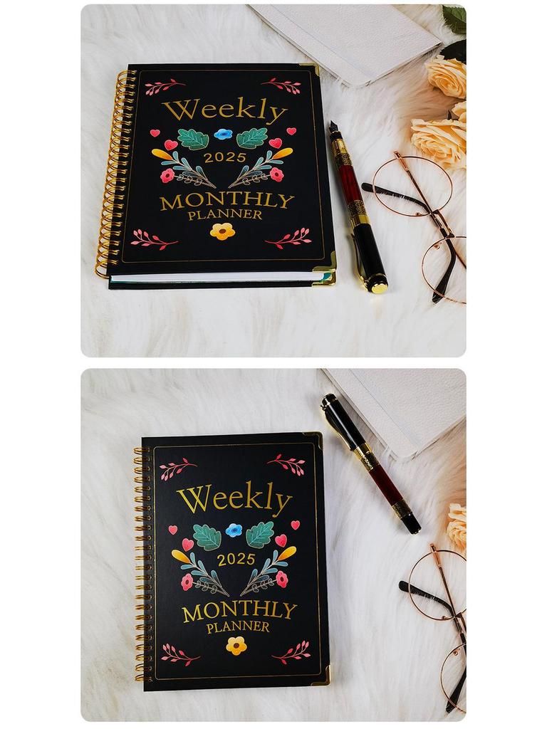 2026 Hardcover Spiral Planner & Sketch Notebook