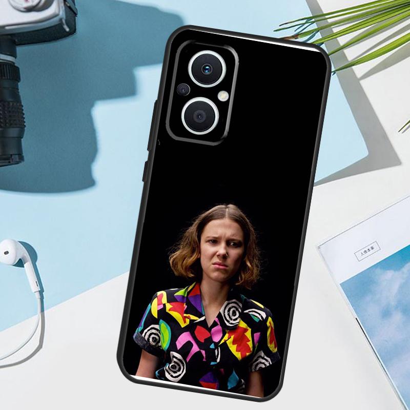 British Actor Millie Bobby Brown Cover For OPPO Reno 8 7 Lite 10 11 12 13 14 Pro 11F 12F 13F 14F OPPO Find X8 X5 X9 Pro Case