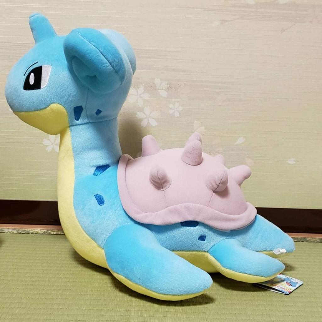 Banpresto Mega Lapras Plush Toy Sun Moon Mega Plush Toy Prize Pokémon & Pokémon