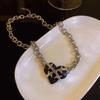 Kpop Heart Chain Choker Necklace for Women Collar Goth Necklaces Aesthetic Jewellery Party Chocker