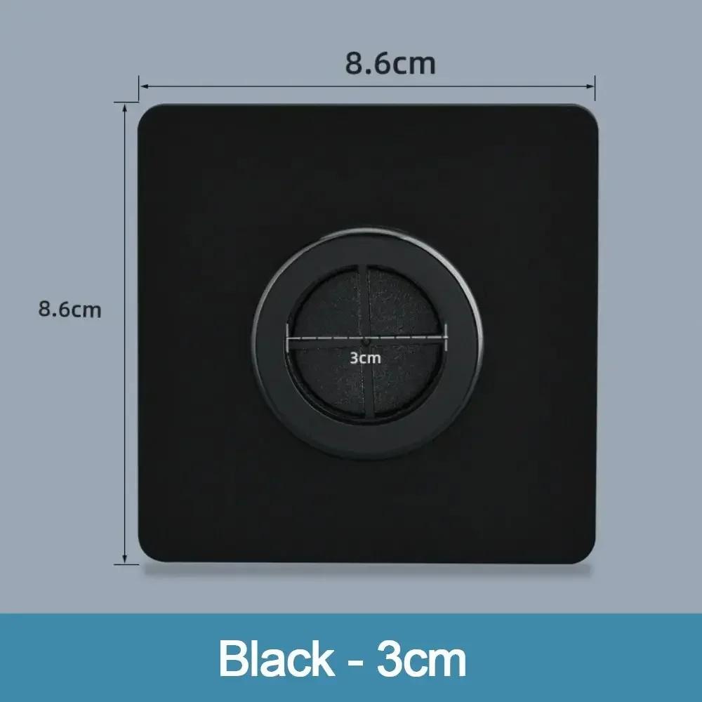 Electrical Supplies With Rubber Pad Wall Blank Panel With Outlet Hole 86Type Cable Cover Cable Organizer Storage Network Cable