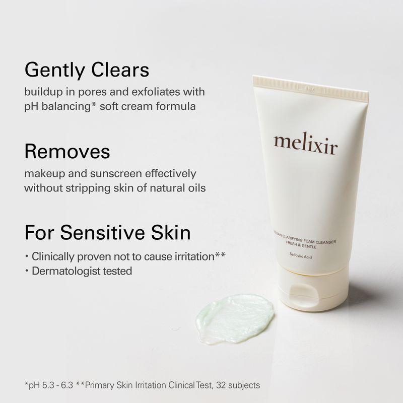 melixir Vegan Clarifying Foam Cleanser 100ml