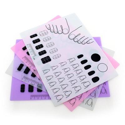 Fordable Nail Polish Hand Cushion Holder Pad Sticker Nail Art Manicure Tools Nail Mat Manicure Table