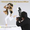 Universal Camera Flash Bounce Diffuser Speedlite Softbox Replacement for Canon Nikon Sony Godox Yongnuo on Camera Flash