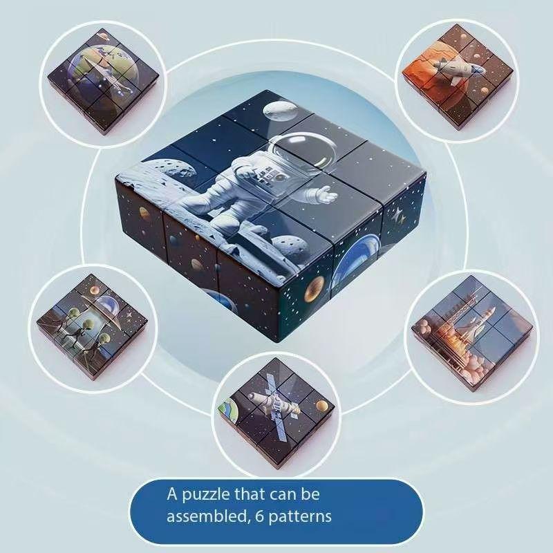 Non-Toxic 3D Magnetic Puzzle Blocks For Kids - Cartoon Dinosaurs Cars Animals Diy Magnetic Building Blocks Toys For Children Adult Toy