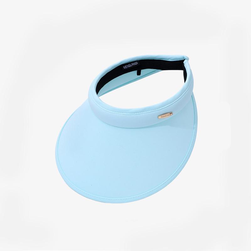 Simple Plain Metal Blank Top Hat Women Korean Fashion Sunshade Face Covering Hat Recommended By Xiaohongshu
