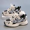 Girls casual sports shoes 2025 autumn new fashion boys dad shoes non-slip soft-soled breathable running shoes