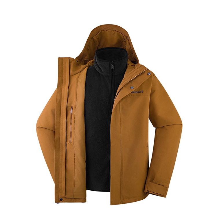 Timberland Waterproof Three-In-One Jacket With Fleece Lining Men Jackets A41S1EH2