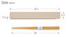 Takenaka SUKITTO Chopsticks and Chopstick Case Made In Chopstick X X 18 Set, Japan, Beige, Case Approx. 2.7 19.1 1.2 Cm, Chopsticks Approx. Cm,