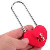 Small Heart Shaped Padlock for Jewelry Box Diary Suitcase Backpack Lock with Keys Chest Lock Locks for Luggage