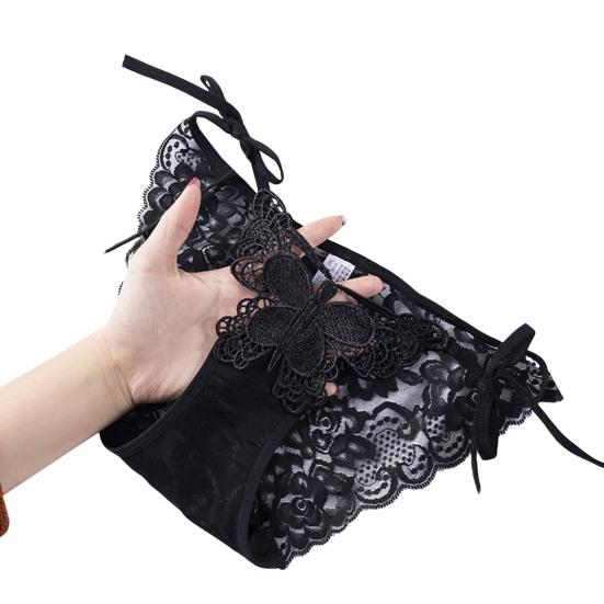 Damen Unterhose, niedrige Taille, aushöhlen, Spitze, Netzstoff, gute Atmungsaktivität, einfarbig, Slips, Slim Fit, dünn, schnelltrocknend, lässig, Sport, Damenunterhose