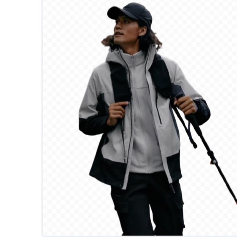 

TOREAD Men s Fleece Lined 3-in-1 Sports Jacket XS