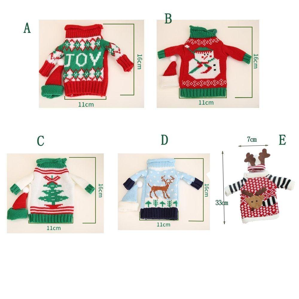 Decor New Year Decor Wine Bottle Cover Party Supplies Christmas Decorations Champagne Bottle  Cover