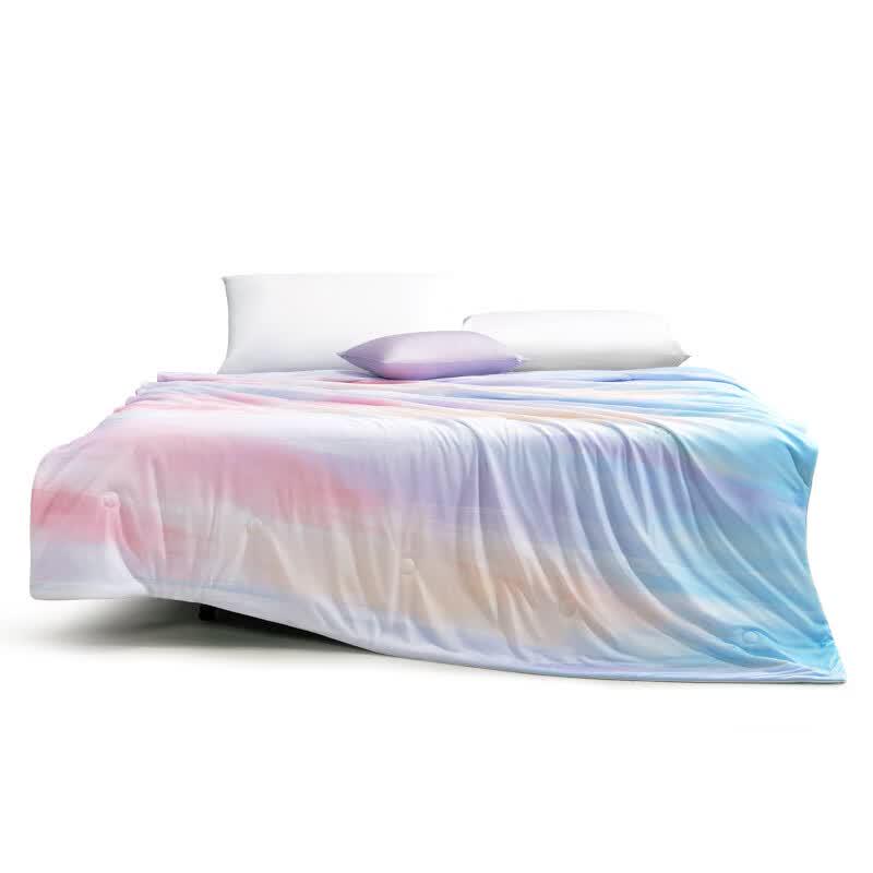 Mercury Ice Cool Antibacterial Summer Quilt, Gradient Pink