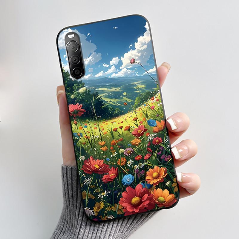 Black Case For Sony Xperia 10 II Luxury Fashion Anti-scratch Shell For Sony Xperia 10 III/Xperia 10 III Lite Cool Dragon King