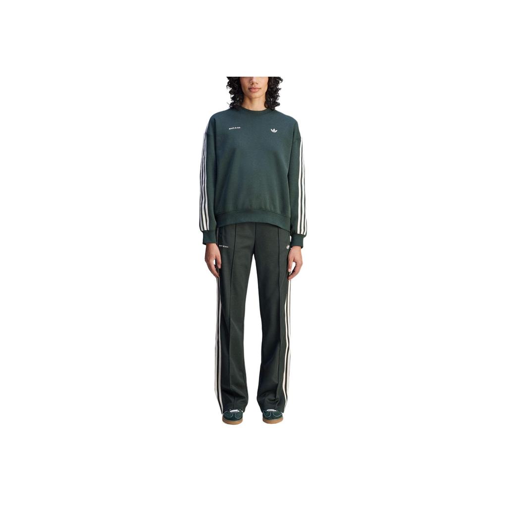 Adidas X Sporty & Rich Womens Track Pants Shadow Green Unisex Streetwear JN5323