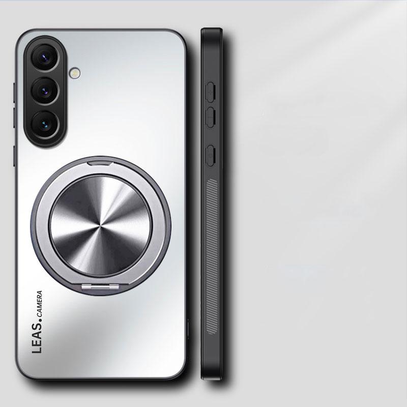 Magnetic Case for Samsung A17 A07 A56 A16 A06 A55 A35 A15 M55 C55 Hard Shockproof Matte Bumper Stand Holder Cover Cases