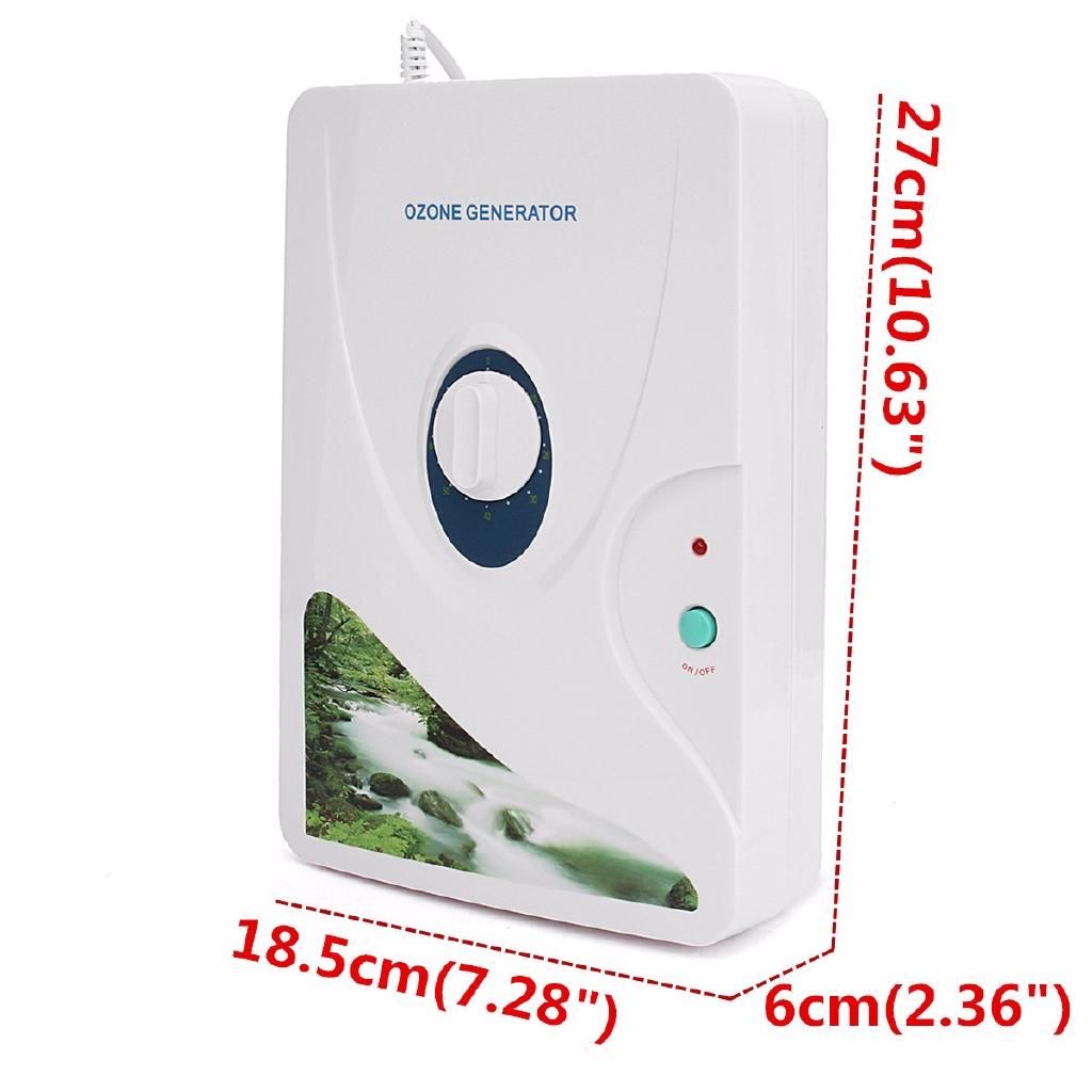 

0,6 г/Озонатор 12 Вт 220 В 50 Гц ч Портативный Озонатор Очиститель Стиральные машины Бытовая техника Воздух Еда Овощи Стерилизатор