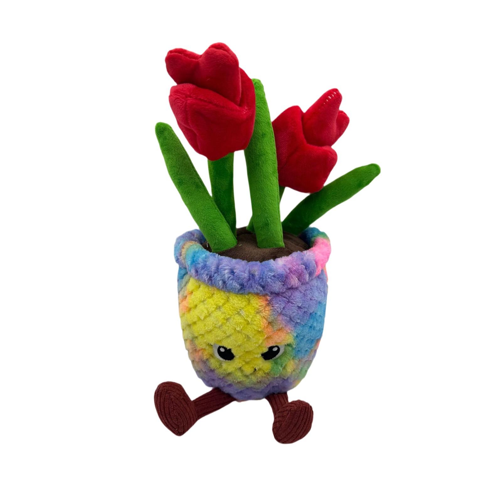 

Плюшевые куклы-цветы, Ультрамягкая ткань с коротким ворсом, Безопасный и экологически чистый наполнитель, Эластичное чувство ко всей печали One Size