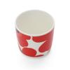 marimekko Latte Mug Pair Unikko Coffee Cup Small White x Red x Black 067849 001