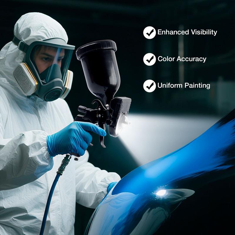 Adjustable Color Temperature Shadowless Work Light for Painting Refinishing Auto Body Paint Spray Gun Lighting Light Tool