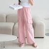 New Arrivals Open Run Pocket String Wide Cargo Pants