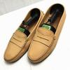 TOD'S Women's Size 36 (22.523.0cm) Moccasin Coin Loafer Slip-On Made In Italy Business Shoes Beige(USED)