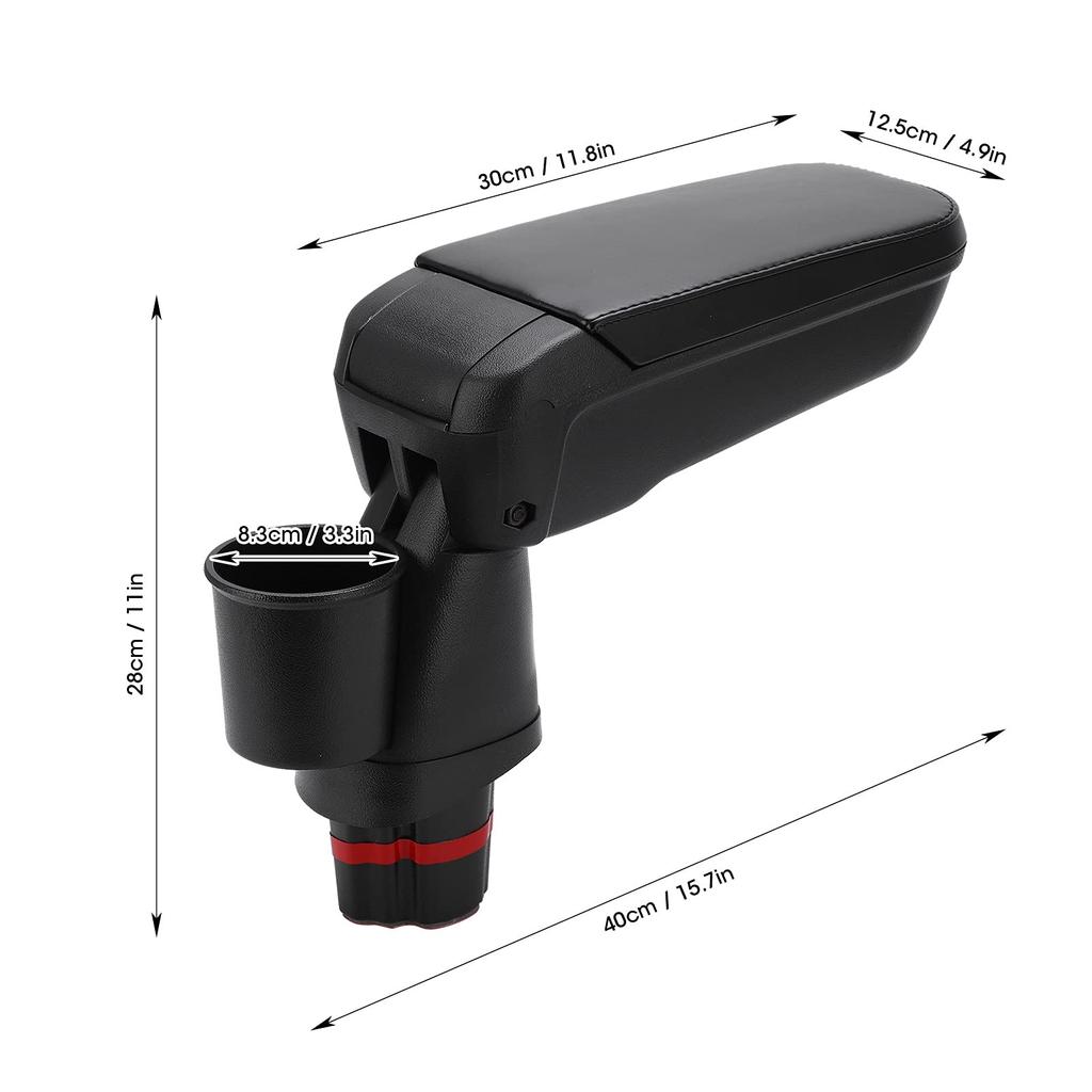 Smart Fortwo Car Central Armrest Water Cup Holder Replacement for Smart Fortwo Forfour 453 15 19 453, Storage, Box,