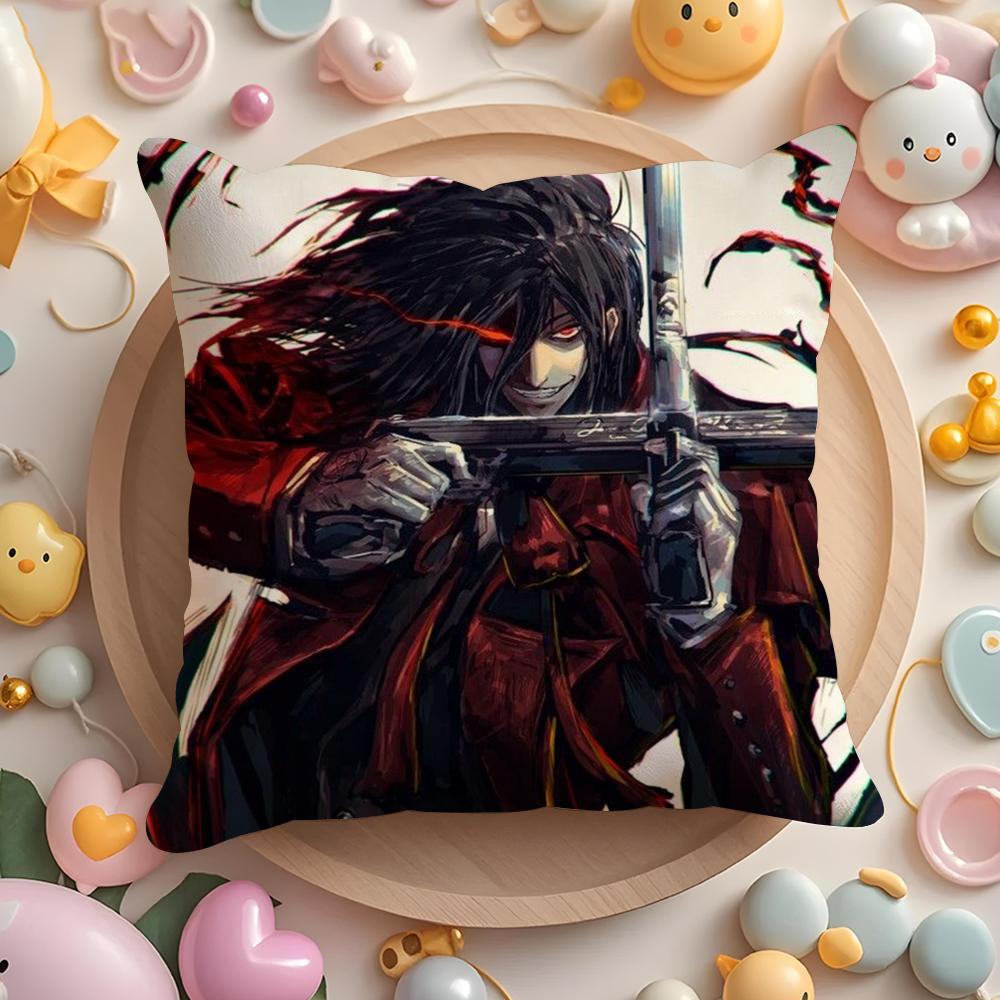 Anime C-Castlevania Cushion Cover Home & Car Multi-Scene Pillow Cover - Reversible, Soft & Durable for Daily Use