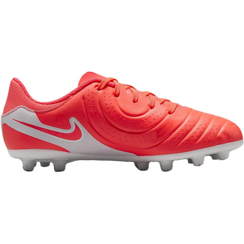 Nike Tiempo Legend 10 Academy Comfortable Durable Low-Top Kids Soccer Shoes Kids Soccer Shoes Hot-Lava-Orange White DV4349-800