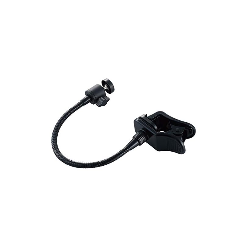 ELECOM Webcam Arm Clip Stand with GoPro Adapter, Black UCAM-DSCLP30BK
