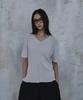 PARADIGMFILM [Ep.02] Fold-In Collar V-Neck Knit (Light Gray)