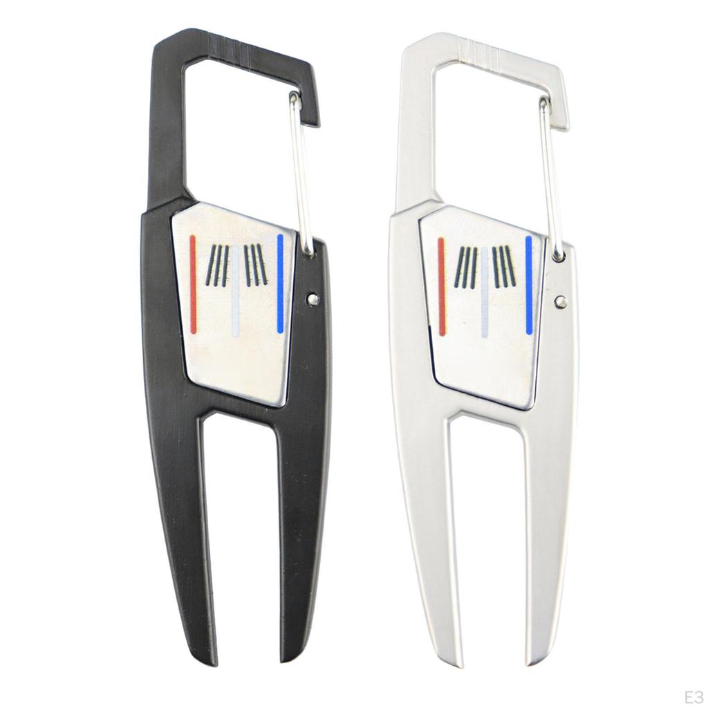 Multifunctional Golf Divot Tool Alloy Putting Green Fork for