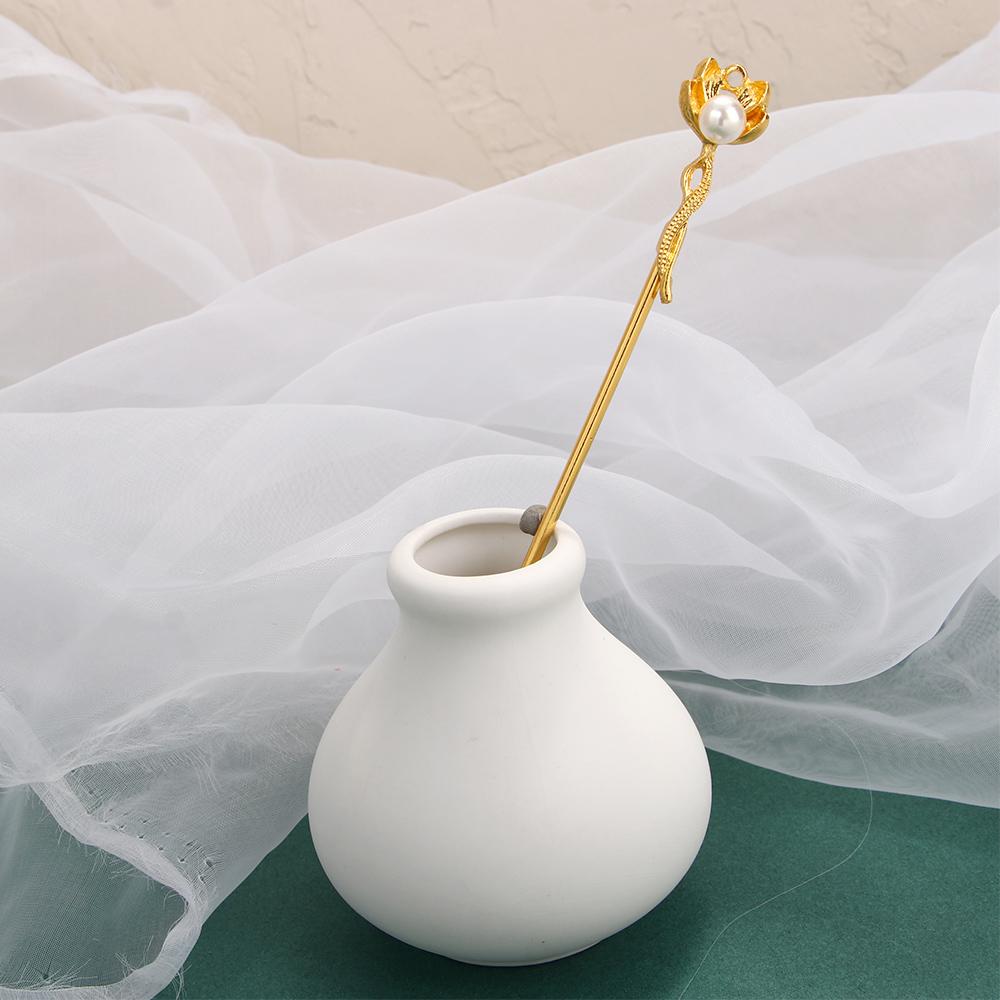 Hair Pin Pearl Tassel Magnolia Chinese Magnolia Hair Pin Chignon Pin Hair Chopsticks Hair Stick