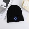 Pattern Embroidery Geometric Knitted Hat Winter Warm Men'S And Women'S Outdoor Wool Hat Fashion Simple Cold Hat