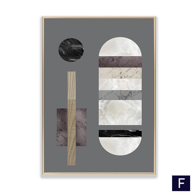 Abstrakte minimalistische Einfachheit Kunst Vintage Leinwand Wand Kunst Wohnkultur Poster Drucke nordische Bilder moderne Malerei