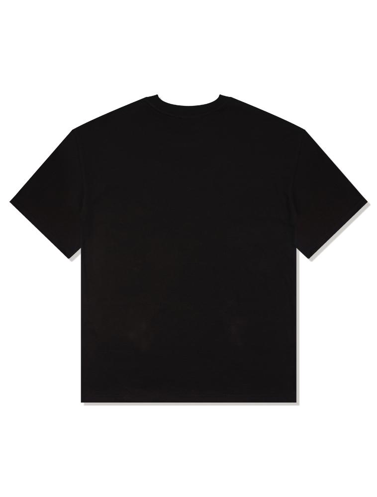 LA MAISON STUDIO Unisex Maison Vintage Logo Regular Short Sleeve T-Shirt Black (Fcf2Ts411M)